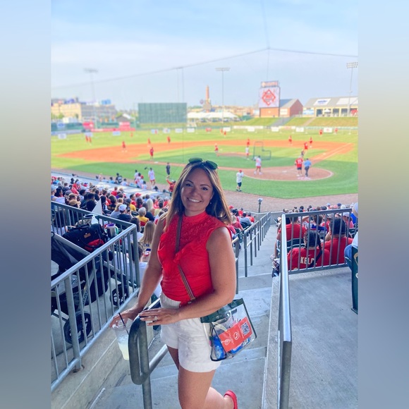 Anthropologie Sleeveless Red Top by Tiny - Picture 7 of 7